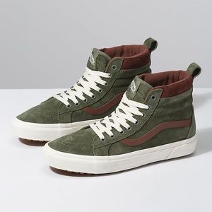 Vans Sk8-Hi MTE shoes brown/green/white